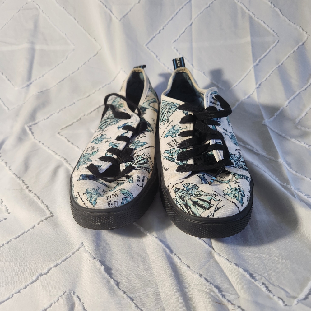 Toms Blue and Black Graphic Sneakers